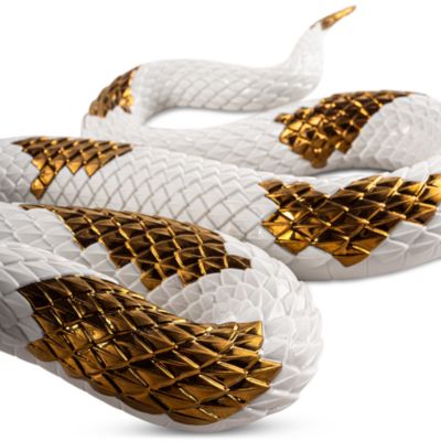Snake, White-Copper