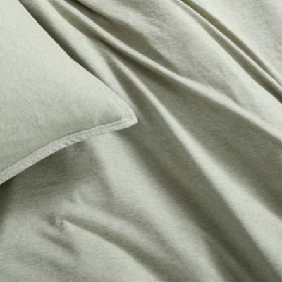 Modern  M&eacute;lange Jersey 3 Piece Comforter Set, King