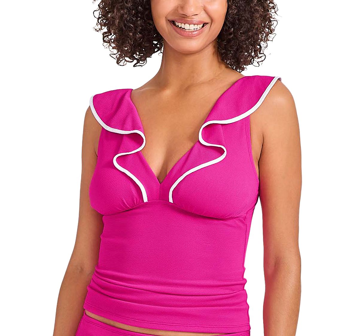 Tommy Bahama Island Cays Cabana Ruffle Trim Tankini