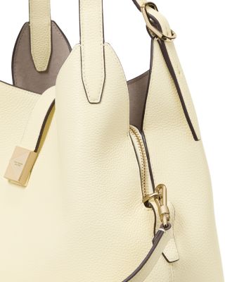 Deco Pebbled Leather Small Crossbody Tote