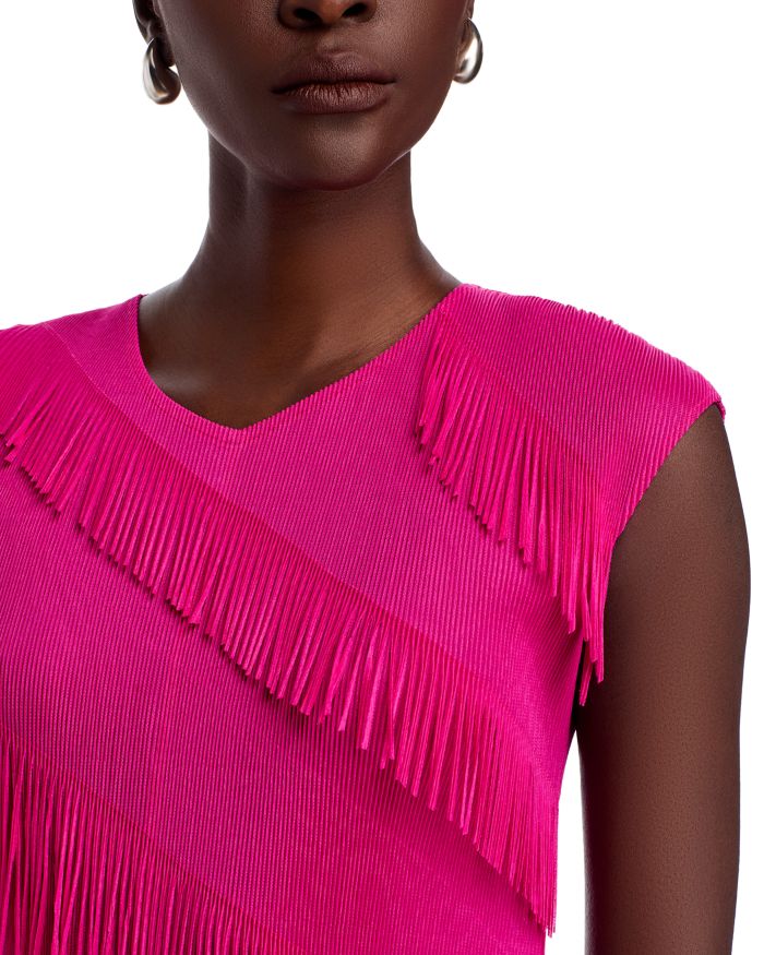 Sleeveless Crinkled Dress