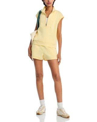 AQUA ATHLETICS - Quarter Zip Top & Pintucked Shorts - Exclusive