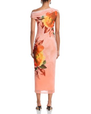 Holden Asymmetric Neck Dress