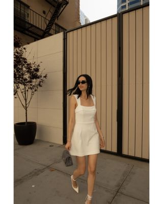 Whisper Square Neck Mini Dress