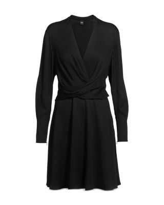 Dimkai Wrap Effect Mini Dress