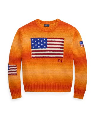 Flag Ombr&eacute; Cotton Sweater