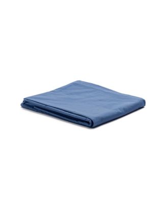 Piglet in Bed - Washed Cotton Percale Flat Sheet, Twin