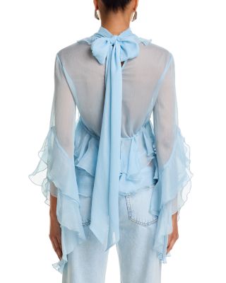 Anyssa Ruffle Blouse