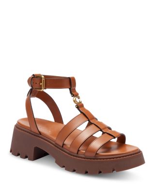 COACH - Women's Sculpted C Platform Fisherman Sandals