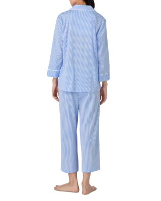 Bingham Knits Cotton Jersey Cropped PJ Set