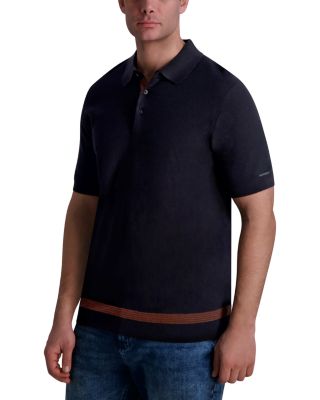 Short Sleeve Textured Polo Shirt