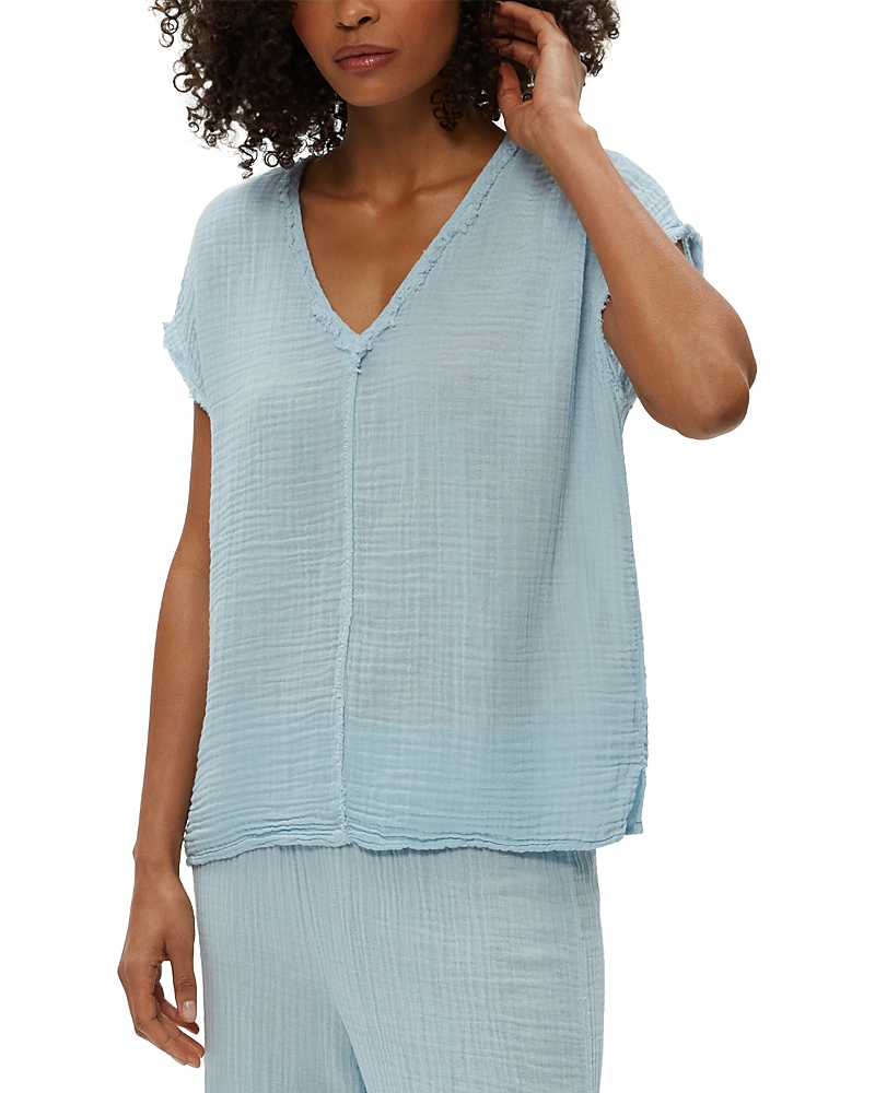 Shop Michael Stars Draya V-neck Tee