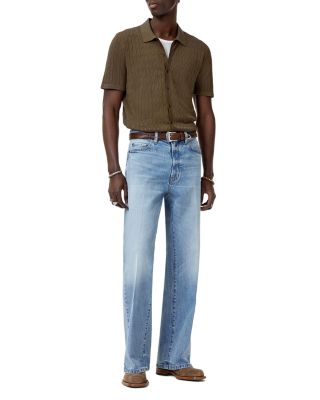 Moore Short Sleeve Regular Fit Textured Sweater