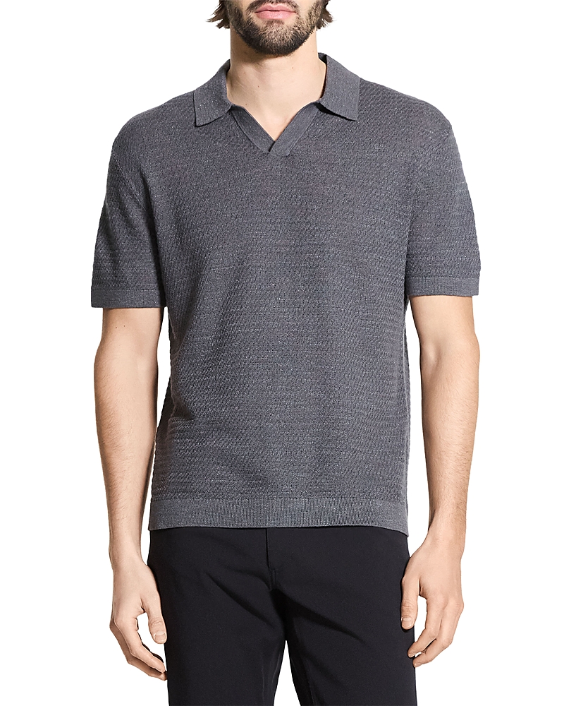 Theory Brenan Linen Polo Shirt