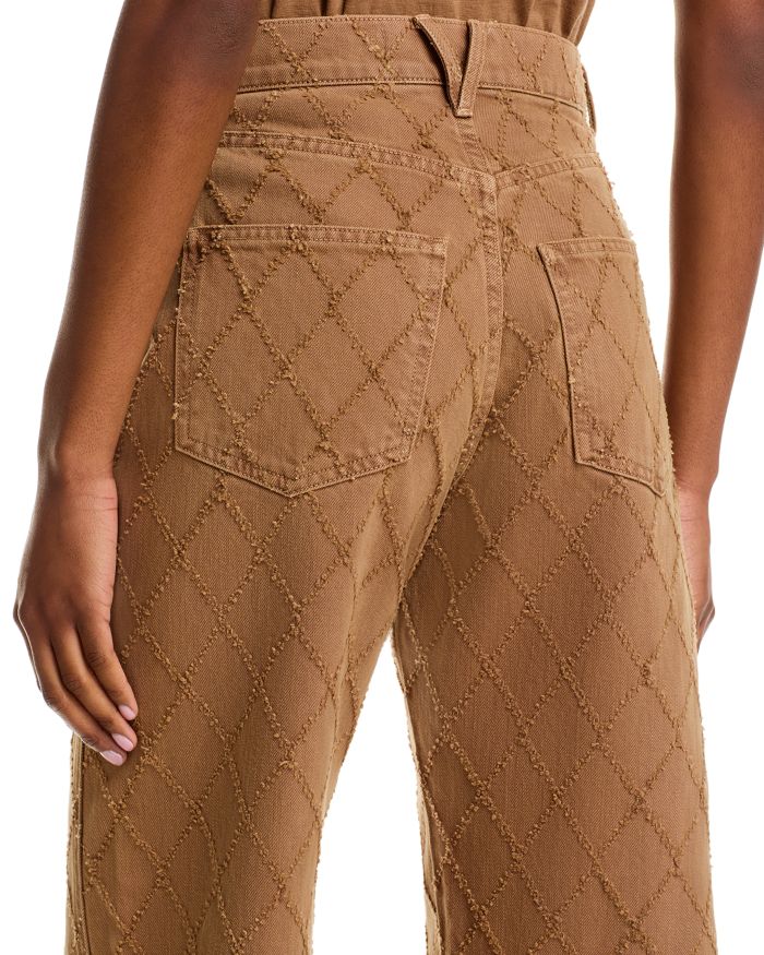 Taylor Cropped High Rise Jeans Hazelnut Stone