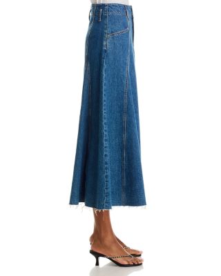 Alix Denim Circle Skirt