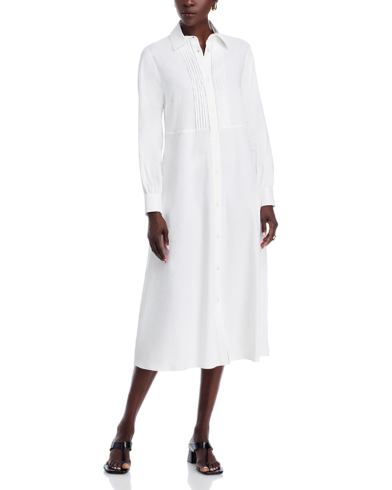 FABIANA FILIPPI LINEN BLEND MIDI DRESS