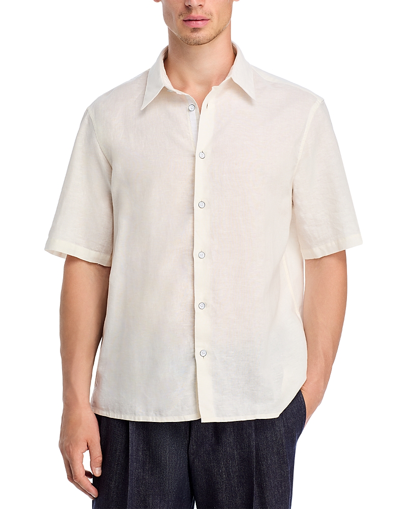 Rag & Bone Dalton Linen Short Sleeve Shirt