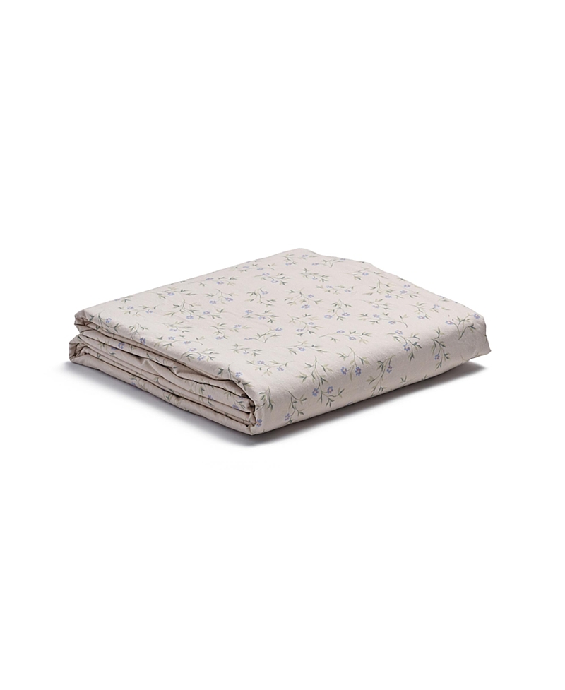 Piglet In Bed Spring Sprig Printed Cotton Duvet Cover, Twin In Neutral