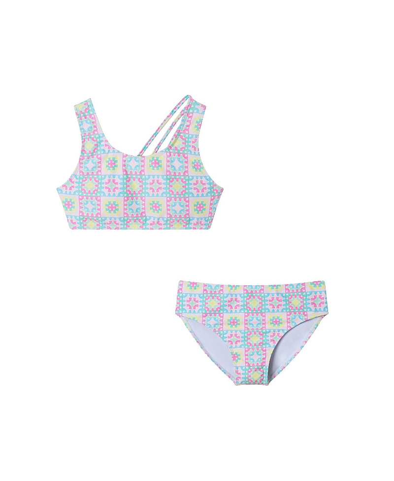 Shop Andy & Evan Girls' Two Piece Swim Suit - Big Kid