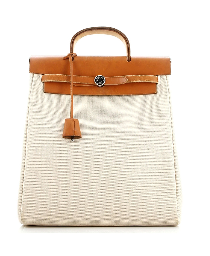 Pre-owned Pre-owned Hermes Hermes Herbag A Dos Backpack Toile