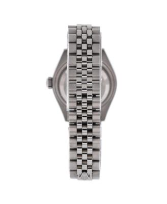 Oyster Perpetual Datejust Dark Grey Automatic Watch in Stainless Steel and White Gold 28mm