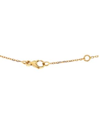 Small Jeux de Liens Pendant Necklace 18K Gold with Diamonds