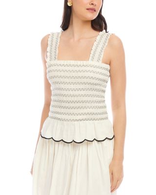 Elliot Smocked Tank Top