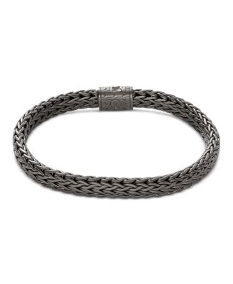 Men's Sterling Silver Icon Bracelet, 7.5mm