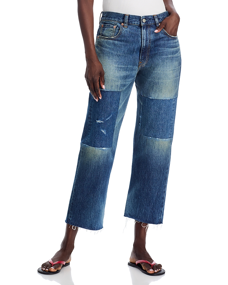 Denimist Lucy High Rise Ankle Boyfriend Jeans in Esher Blue