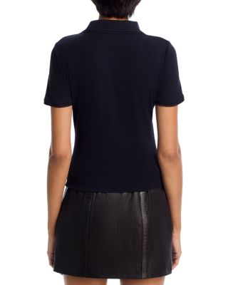 The Mesh Trim Polo Tee