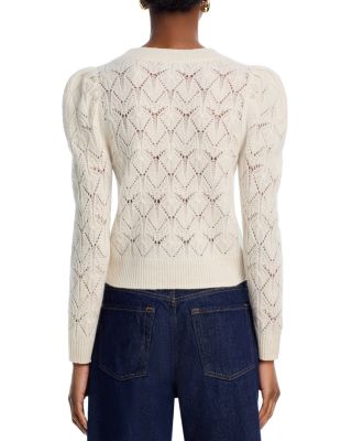 100% Cashmere Embroidered Cardigan - Exclusive