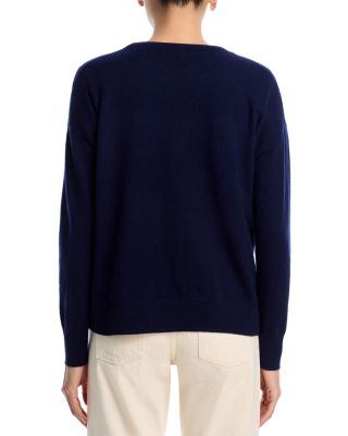 100% Cashmere Flag Crewneck Sweater - Exclusive