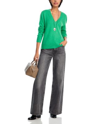 100% Cashmere V Neck Sweater - Exclusive