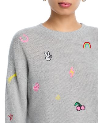 100% Cashmere Icons Crewneck Sweater - Exclusive