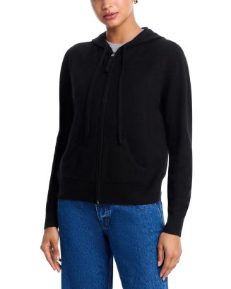 AQUA AQUA 100% Cashmere Full Zip Hoodie - Exclusive