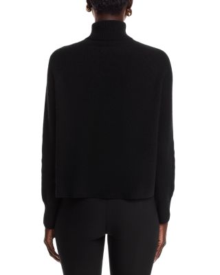 100% Cashmere Button Trim Turtleneck Sweater - Exclusive