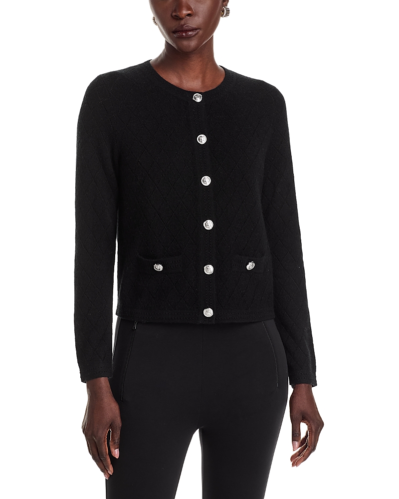 C by Bloomingdale's Cashmere Cashmere Crewneck Cardigan Sweater - Exclusive
