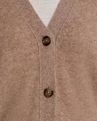 100% Cashmere V Neck Cardigan Sweater - Exclusive