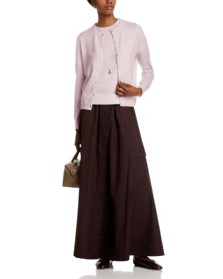 100% Cashmere Crewneck Cardigan Sweater - Exclusive