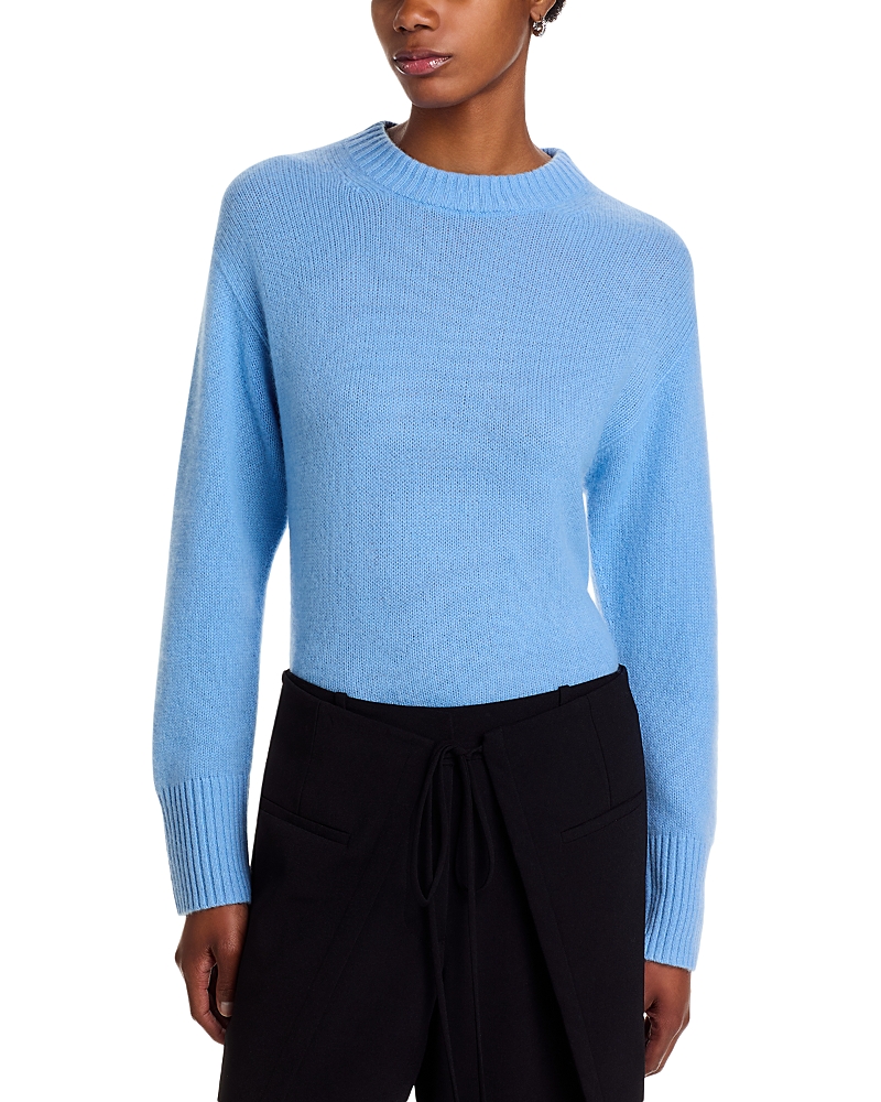 C By Bloomingdale's Cashmere Boxy Cashmere Crewneck Sweater - Exclusive In Blue