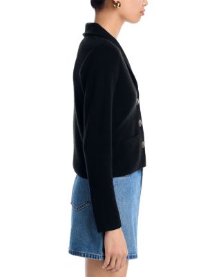 100% Cashmere Novelty Button Blazer - Exclusive