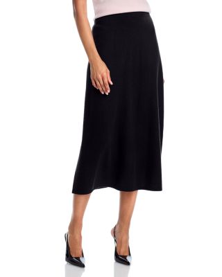 100% Cashmere Midi Skirt - Exclusive