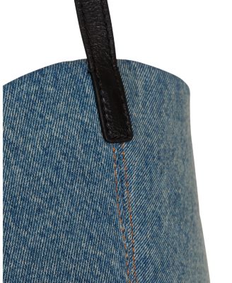 Track Denim Tote Bag