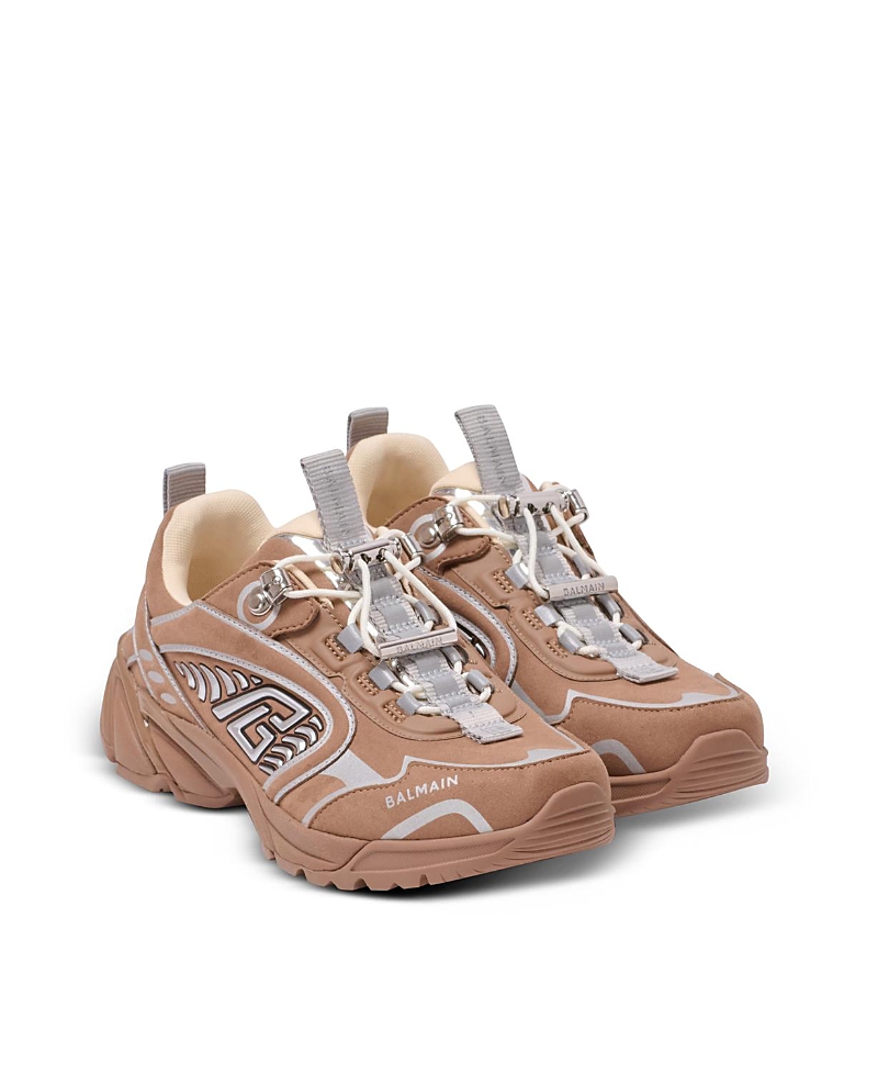 Balmain Women's Cosmic Dust Suede Trainers