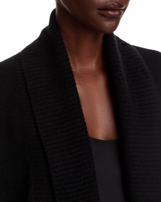 Shawl-Collar 100% Cashmere Cardigan - Exclusive
