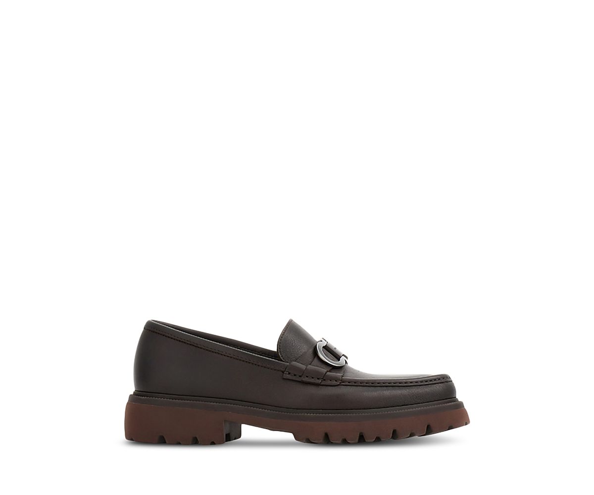 Ferragamo Men's Cocoonvit Saddle Slip On Loafers
