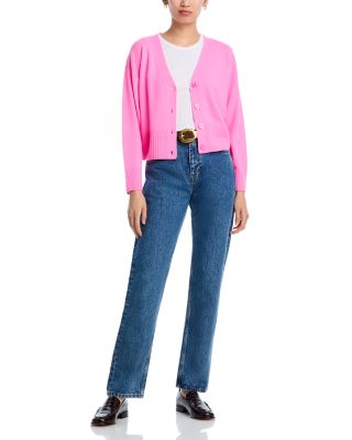 100% Cashmere V Neck Cardigan - Exclusive