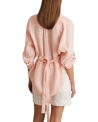 Leora Fitted Linen Shirt