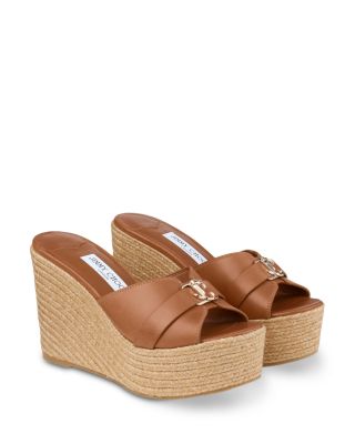 Jimmy Choo - Women's Leda 100 Wedge Sandals